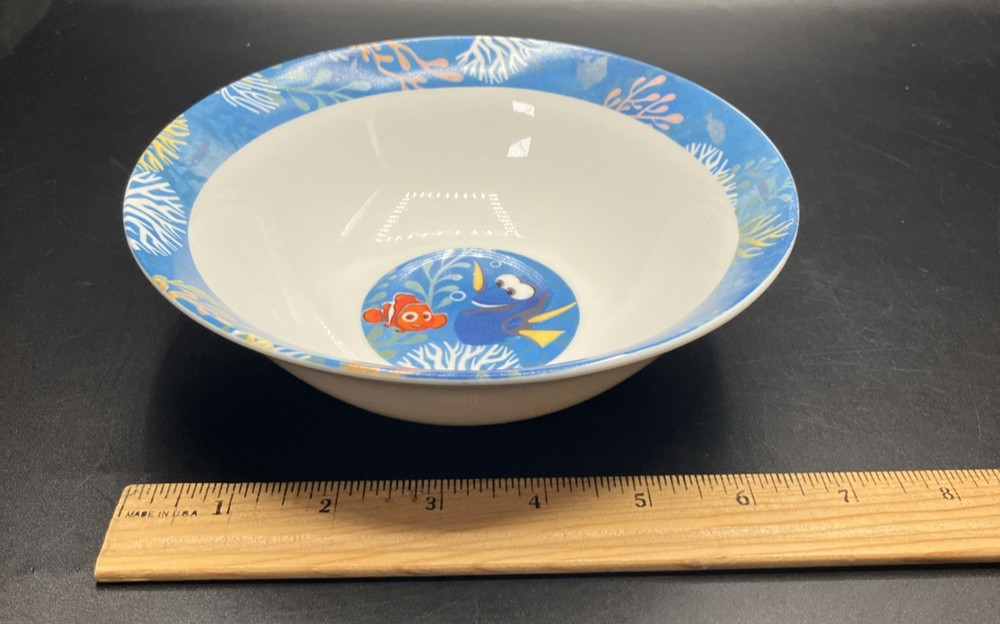 Disney 3 Piece Finding Dory Ceramic Dinnerware Set, Multicolor Plate, Bowl, Mug
