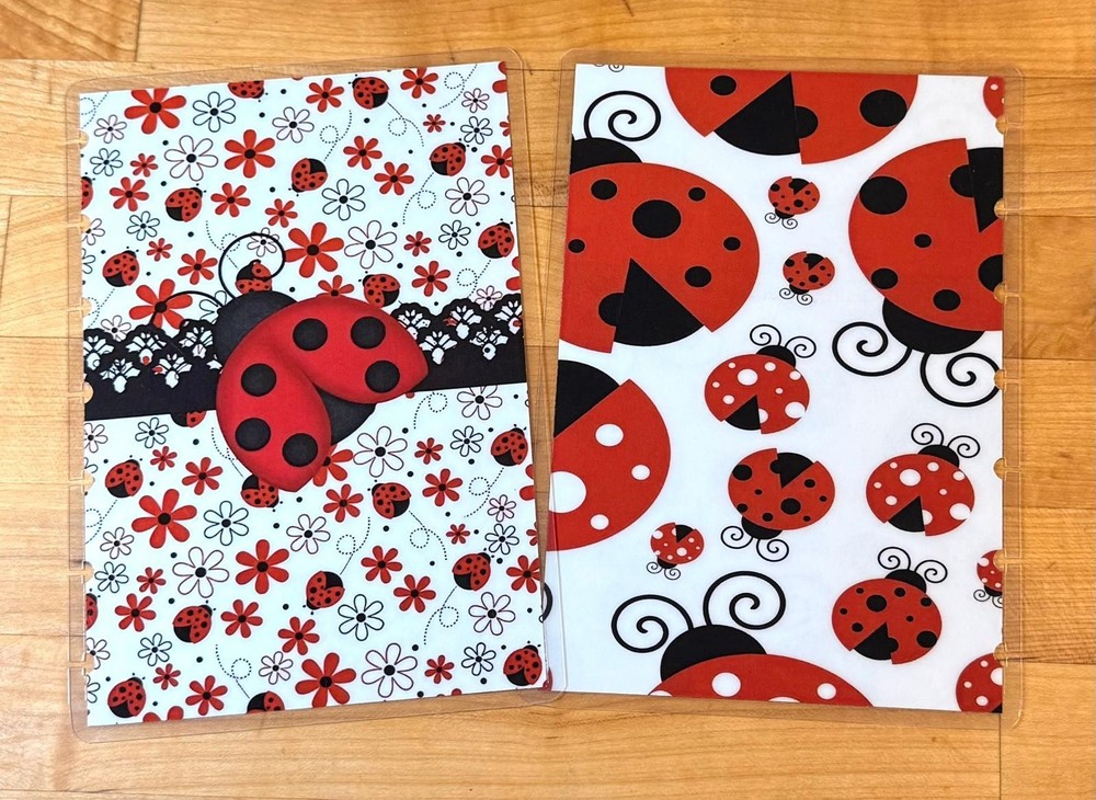 Ladybug Cover Set 4 use with MINI HAPPY Planner~