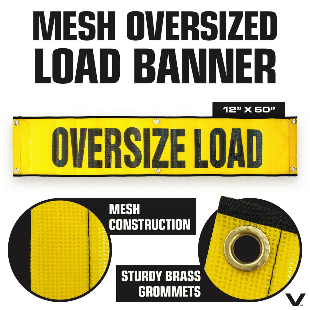 VULCAN Premium Oversize Load Flags, Banners, & Magnets Kit