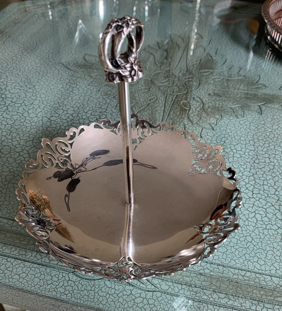 Vintage Silver Candy/ Cookie Server