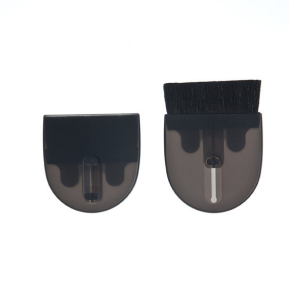 4pcs Semicircular computer cleaning wool brush push-pull telescopic brush