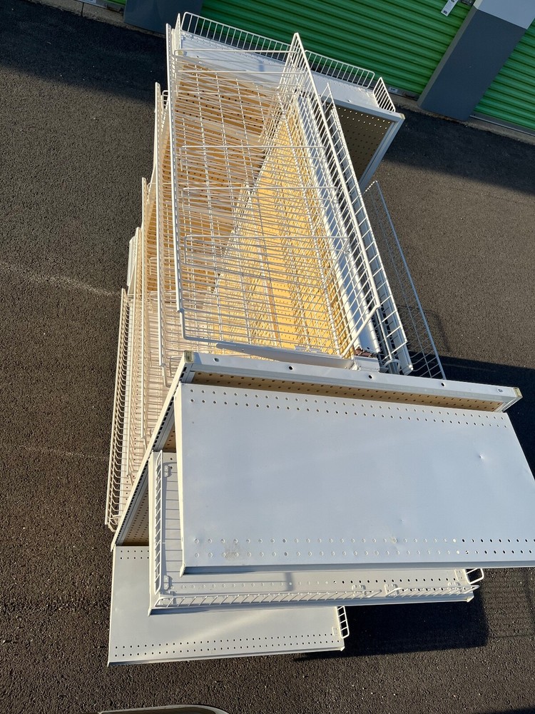 Store Shelving Unit/ Display 4 casters with locks rotates 360 degrees
