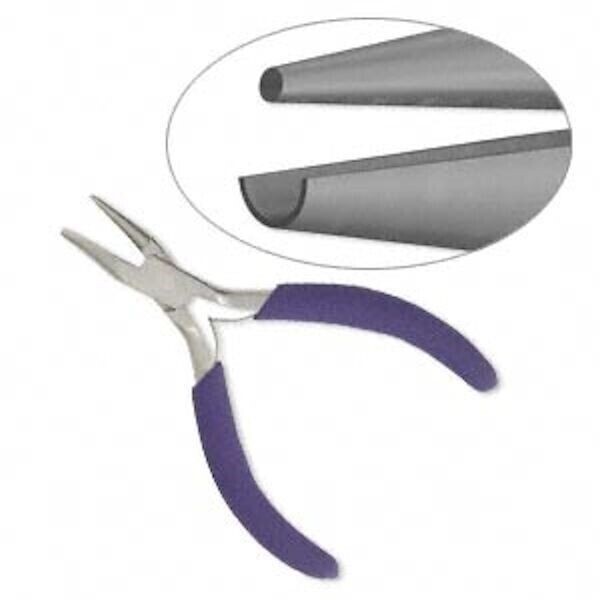 Pliers, Round Nose & Concave For Wire Looping, Shaping & Bending