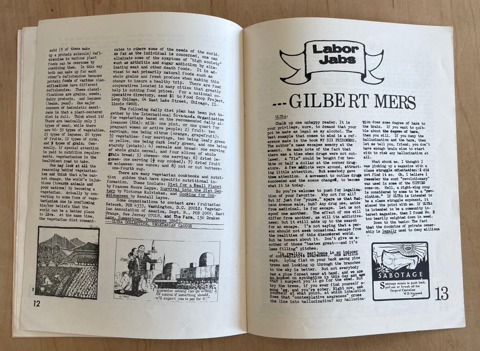 ULTRA Vol 1 No 3 1978 Local Houston Yippie Proto Punk Leftist Political Magazine