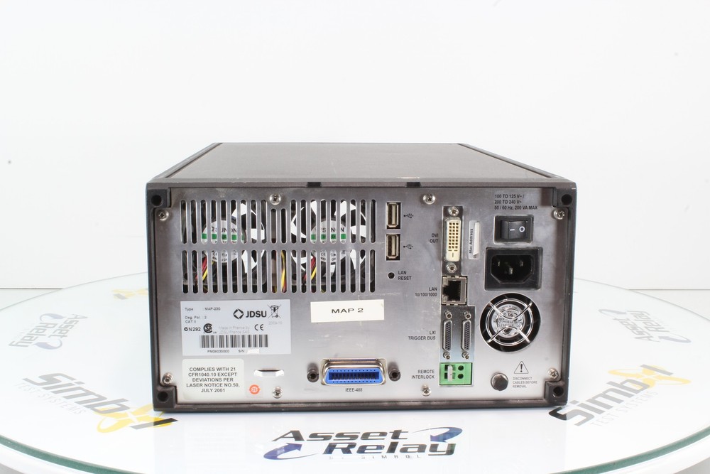 JDSU JDS MAP Half-Size Benchtop Mainframe Modular Optical Test Platform