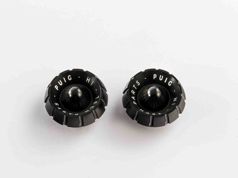 Puig Black Thruster Bar End Caps Only
