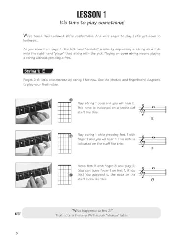 FastTrack Guitar Method Book 1 – Beginner Guitar Instruction for Electric and Ac
