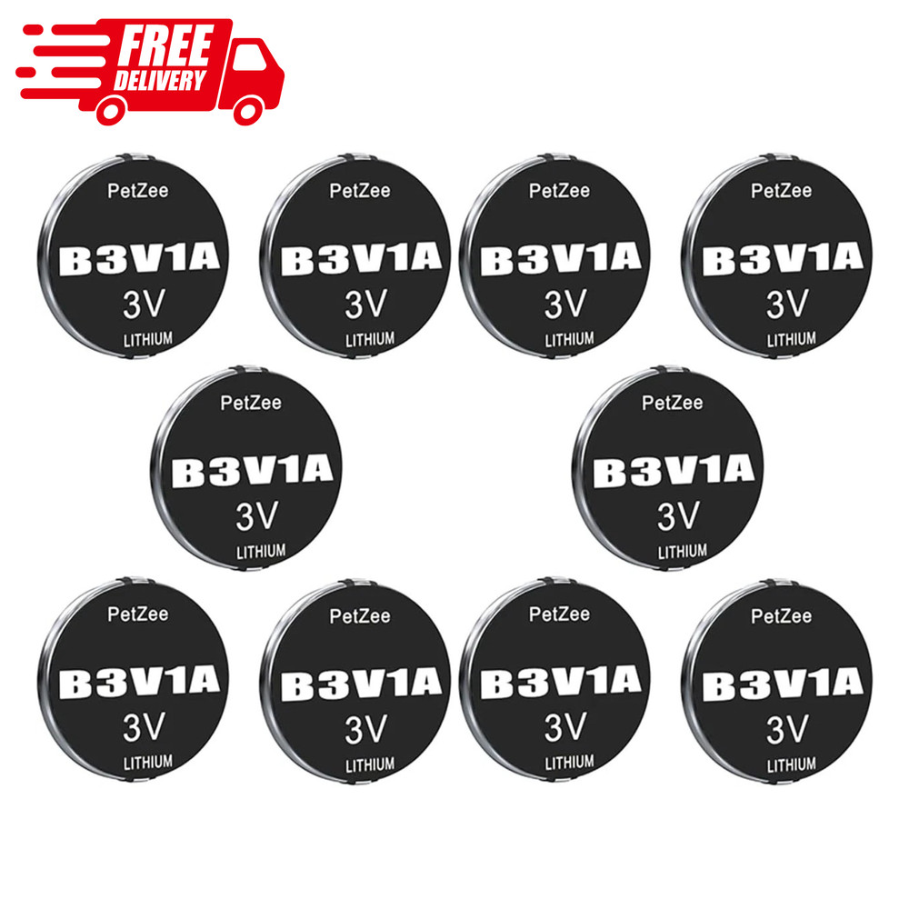 10 Pack B3V1A Lithium Battery Compatible with High Tech Pet Collar Battery fo...