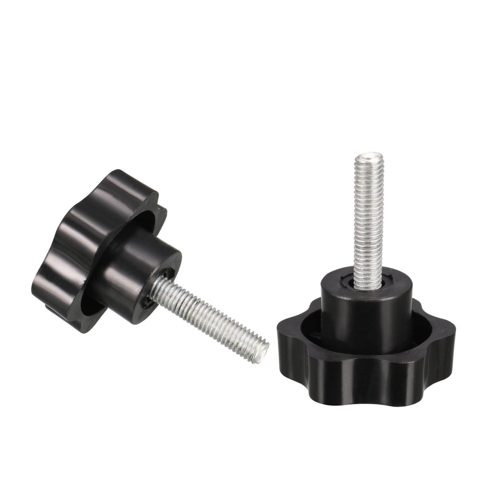 locking knob 47mm plum dia hexagonal shape knob M8 × 35mm
