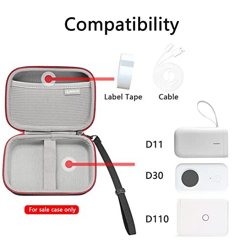 Carrying Case for NIIMBOT D11/D110/Phome mo D30 Label Maker Machine Compatibl...