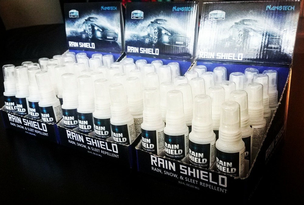 Nanotech Surface Solutions- Rain Shield: Windshield Rain Repellent- 1 Oz (6 Kit)