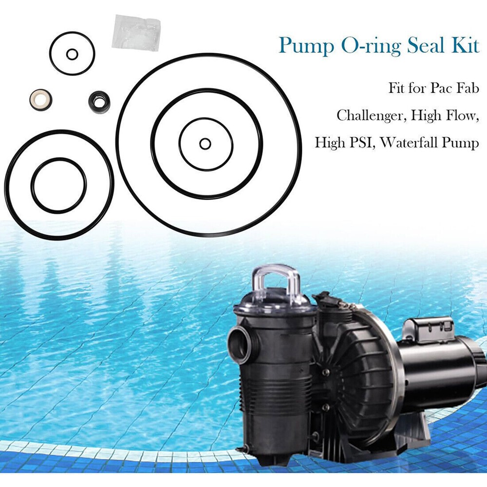 Pump O-Ring Seal Kit For Pac Fab Challenger, High Flow, High PSI, Waterfall Pump