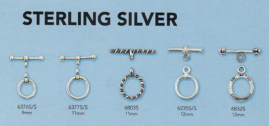 Sterling Silver Toggle-- Jewelry Components