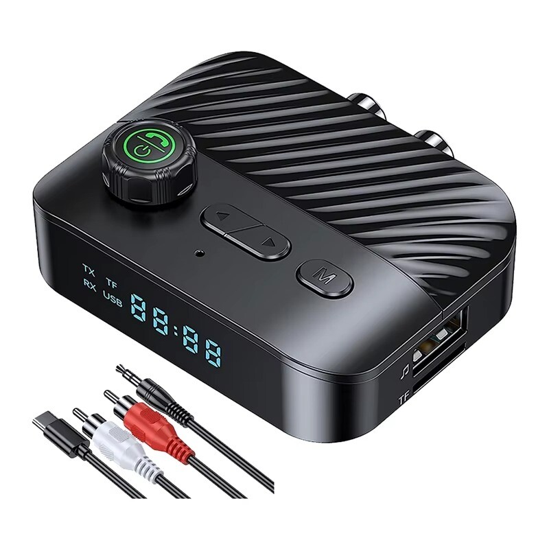 Bluetooth 5.4 Transmitter & Receiver Wireless Adapter For Home stereos/speakers