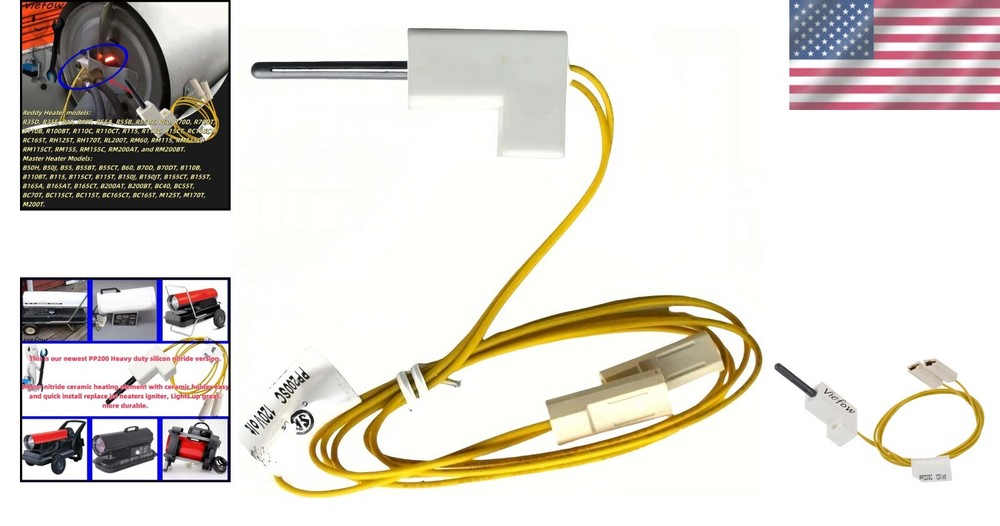 Silicon Nitride Hot Surface Igniter for Reddy & Master Heaters - Fast Install