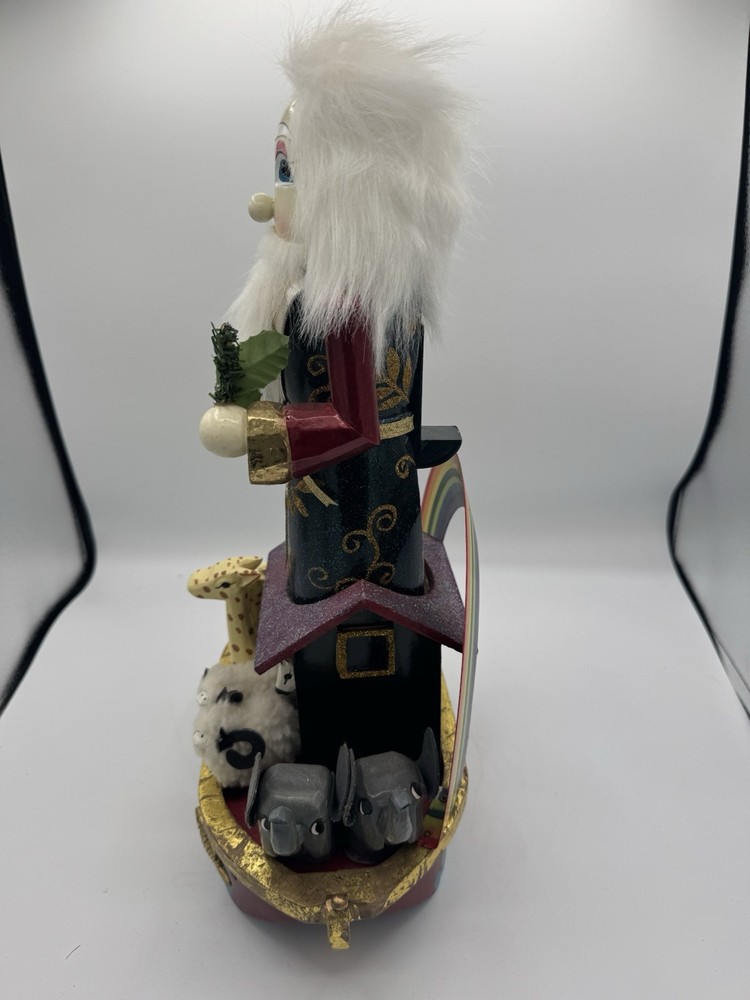 Vtg Bombay Noahs Ark Nutcracker With Animals