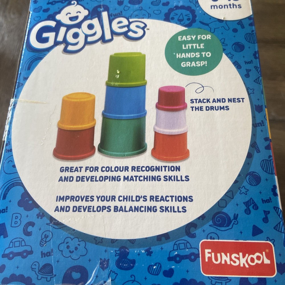 Funskool Giggles Link Stack and Nest Toy Set {D3}