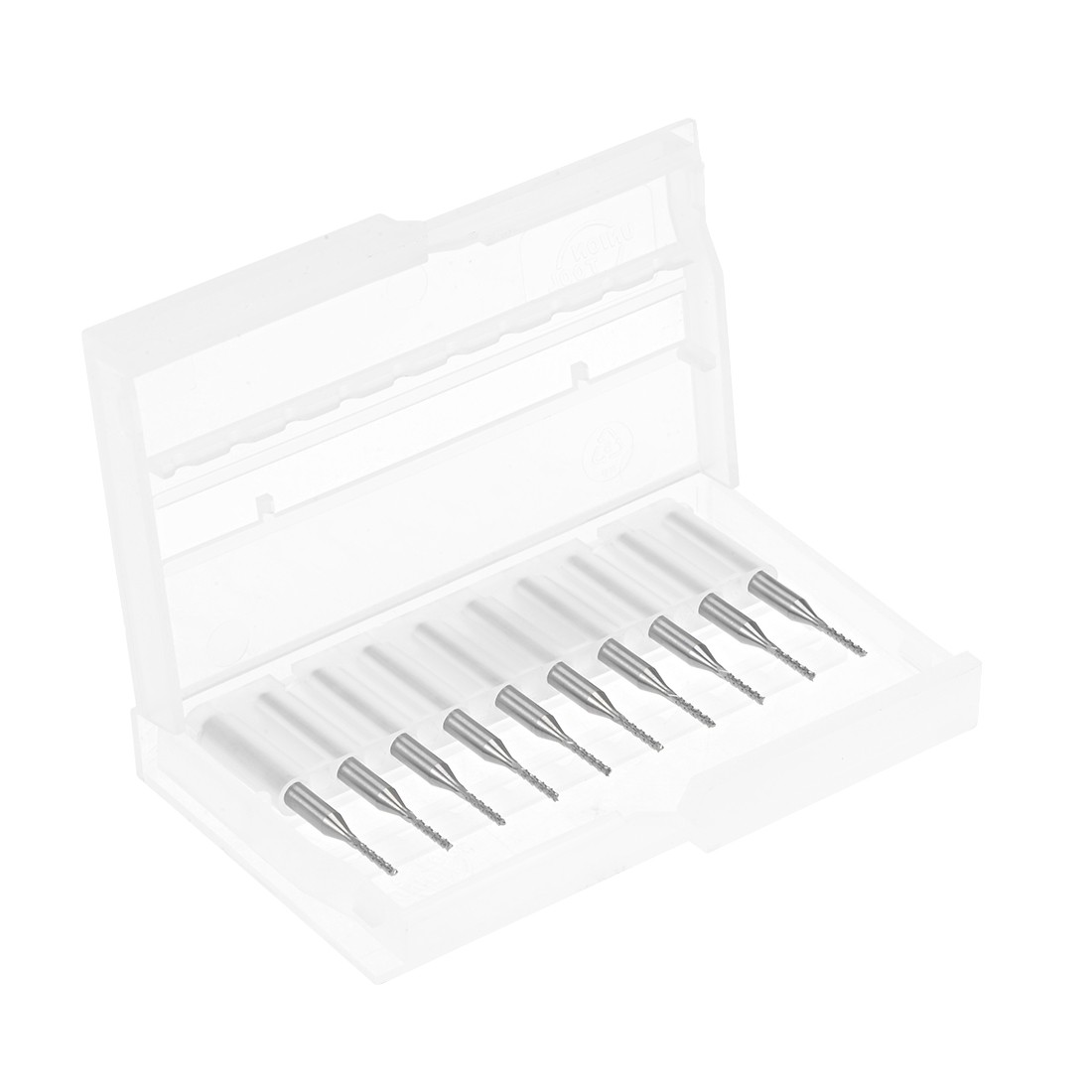 10Pcs 1.2mm Carbide End Mill Engraving Milling Cutter CNC Router Bit 1/8" Shank