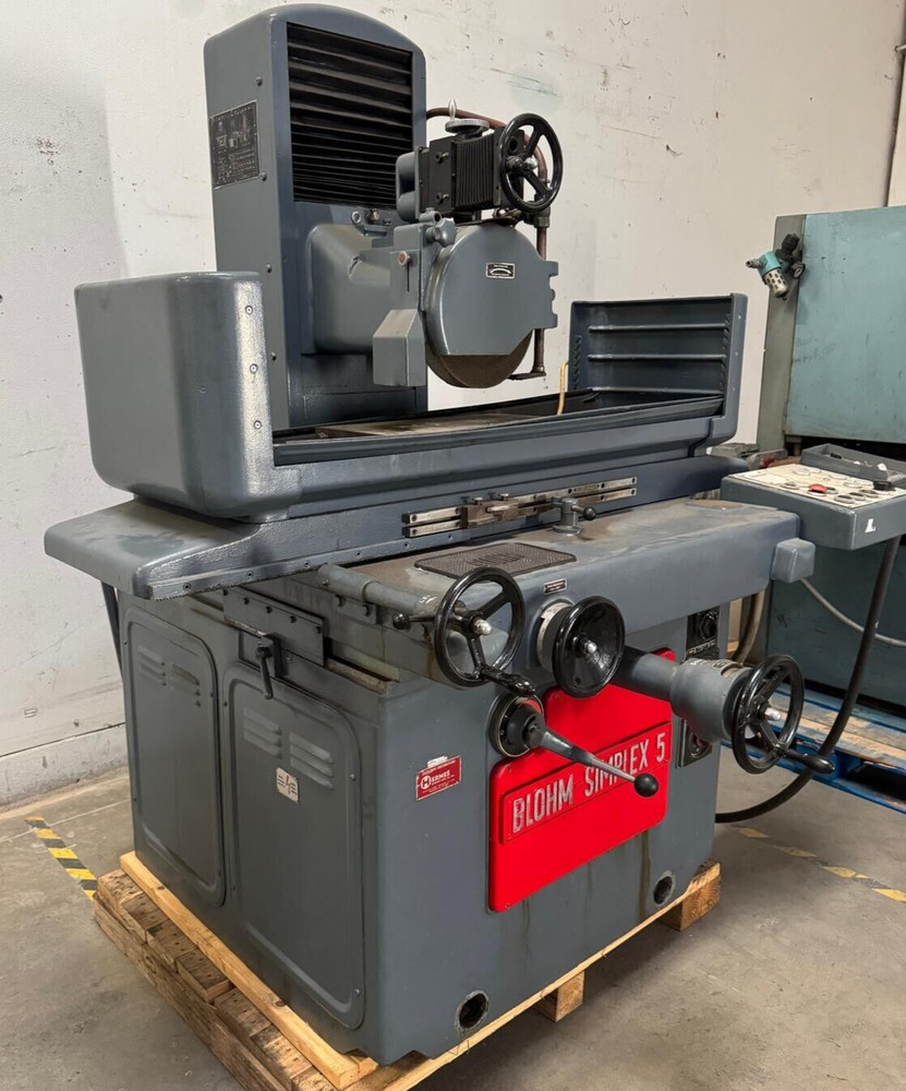 Blohm Germany Simplex 5 Precision Surface Grinder 12" x 20" Magnetic Table Chuck