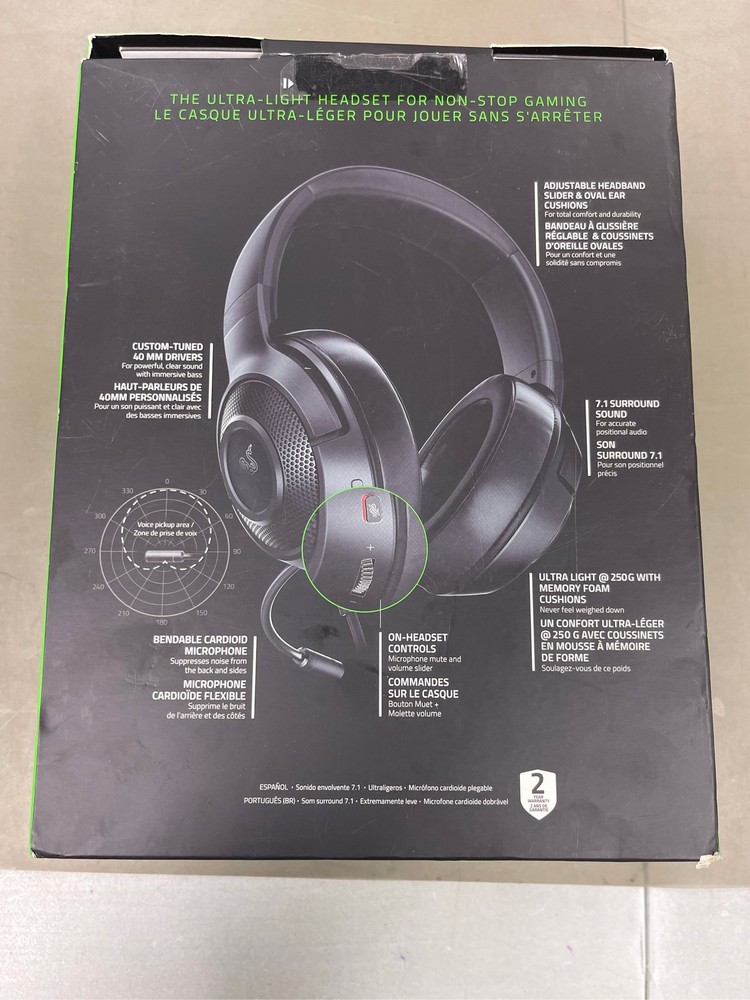 Razer Kraken X Gaming Headset