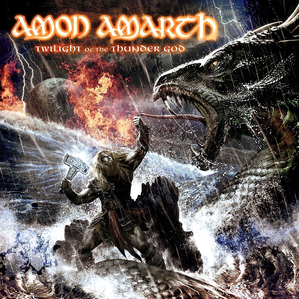 Amon Amarth Twilight Of The Thunder God 12x12 Album Cover Replica Poster Print