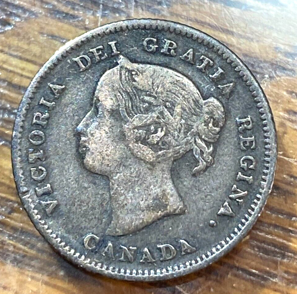 1899 Canada Five Cents Nice Original Choice VF KM-2  CHRC
