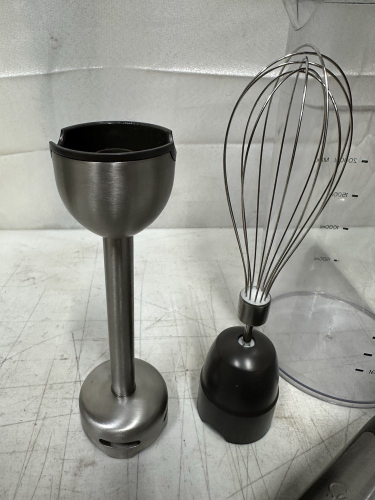 Sur La Table Hand Immersion Blender with Whisk & Easy Storage