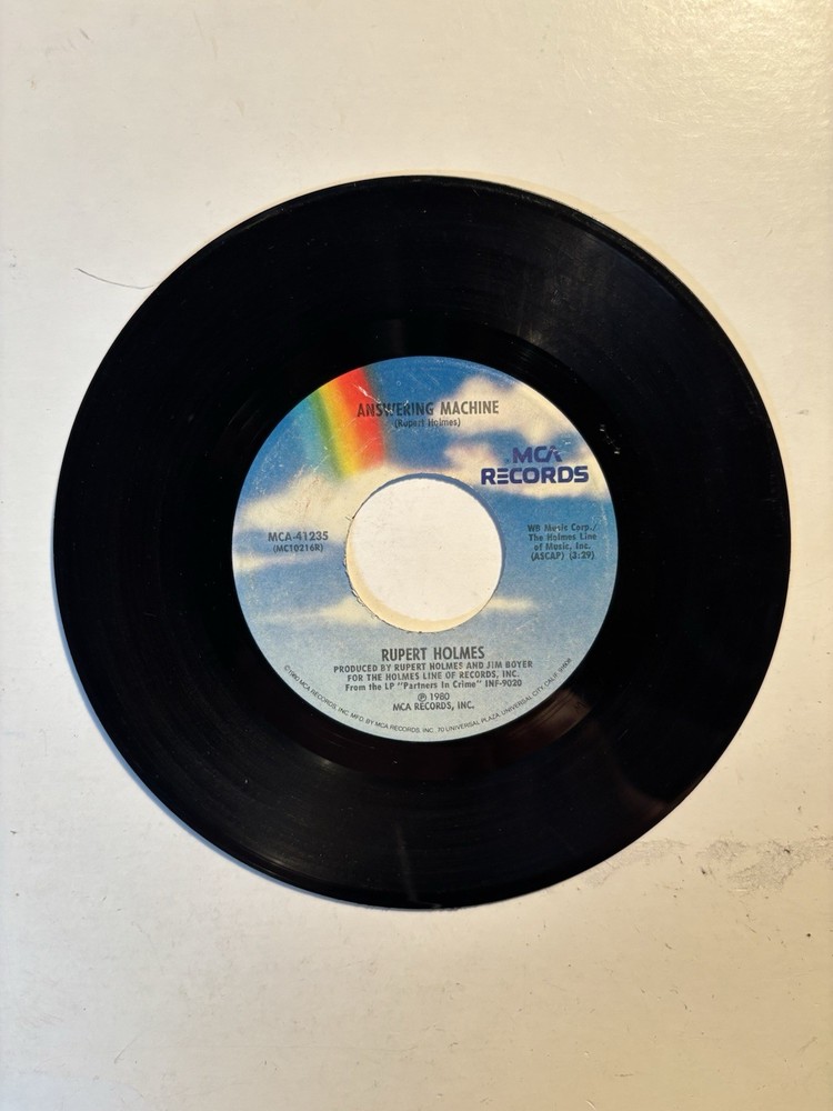 Rupert Holmes “Answering Machine” MCA 7” 45 VG+