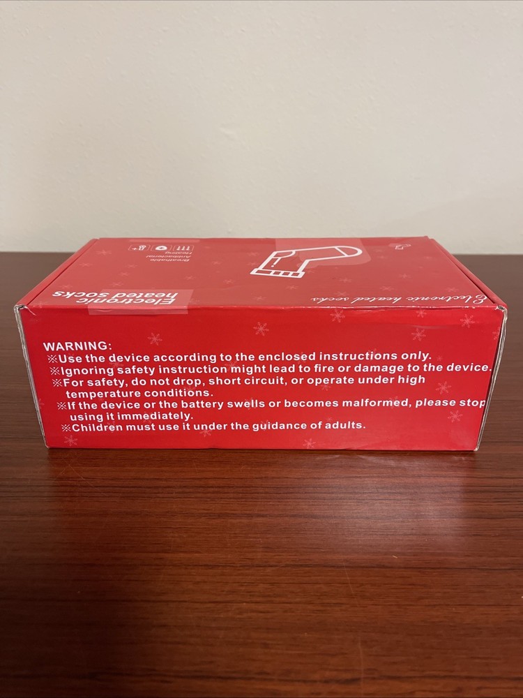 Electronic Heated Socks Rechargeable ( Medium)