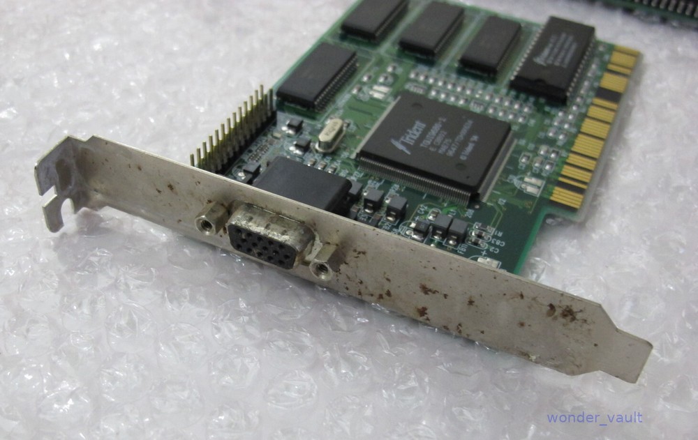 IBM 6x86 PR150+ CPU & Socket 7 Motherboad 48MB RAM Trident TGUI9680-1 Video Card
