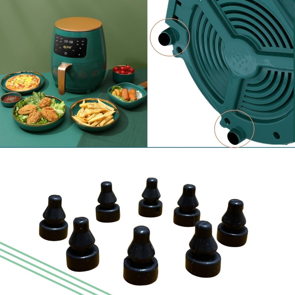 8 Pcs Replaceable Rubber Feet for Slow Cookers Legs Pots Insert