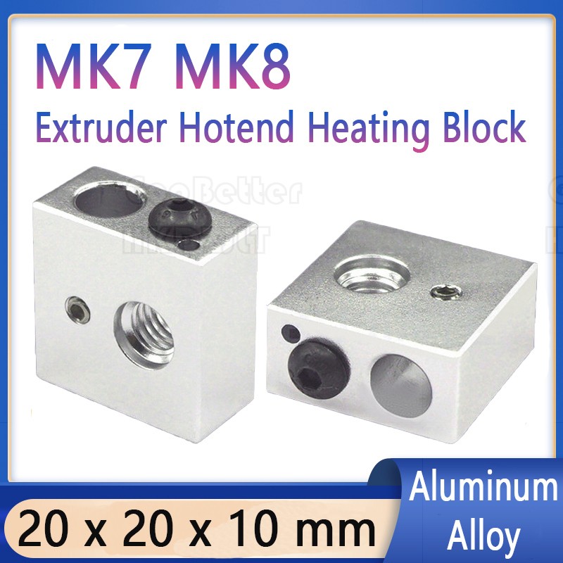 Heating Block for Makerbot MK8 Extruder Hotend Heating Block 3D Printer RepRap
