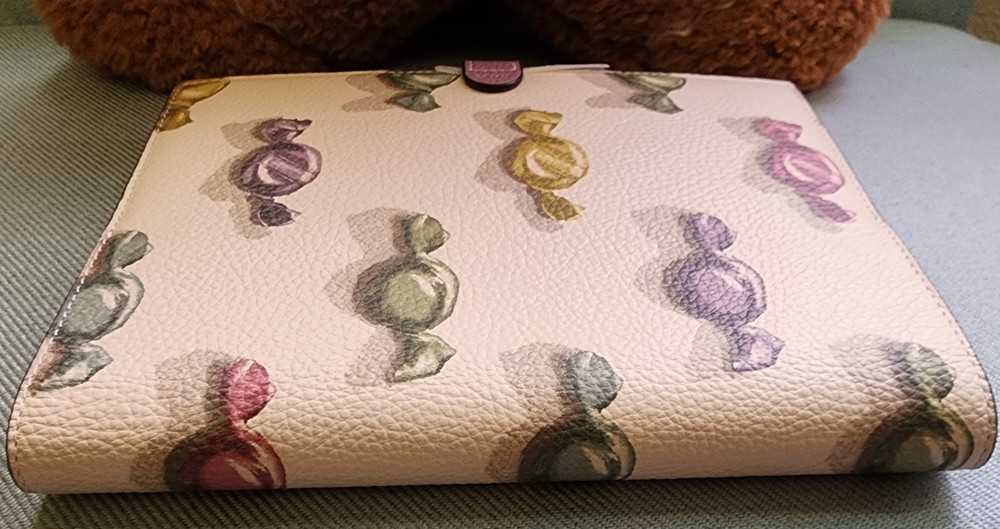 Coach Notebook With Candy Print NWT