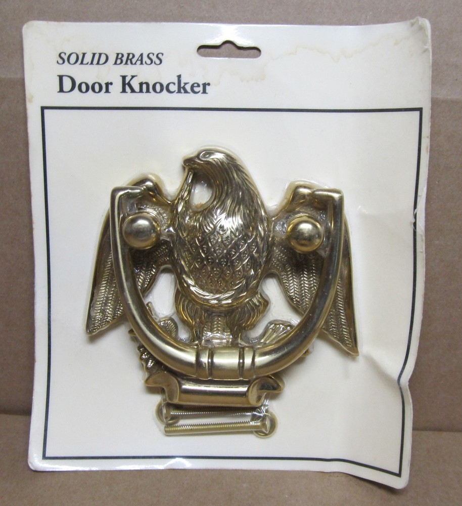 Solid Brass Eagle Door Knocker