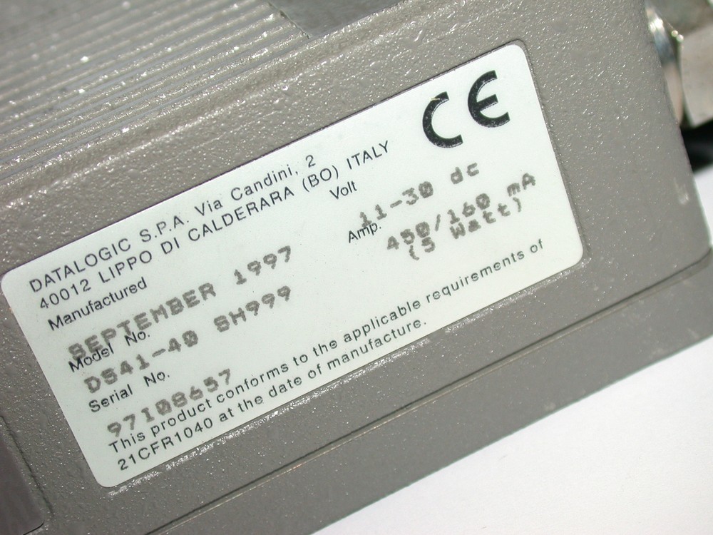 DATALOGIC BARCODE READER DS41-40