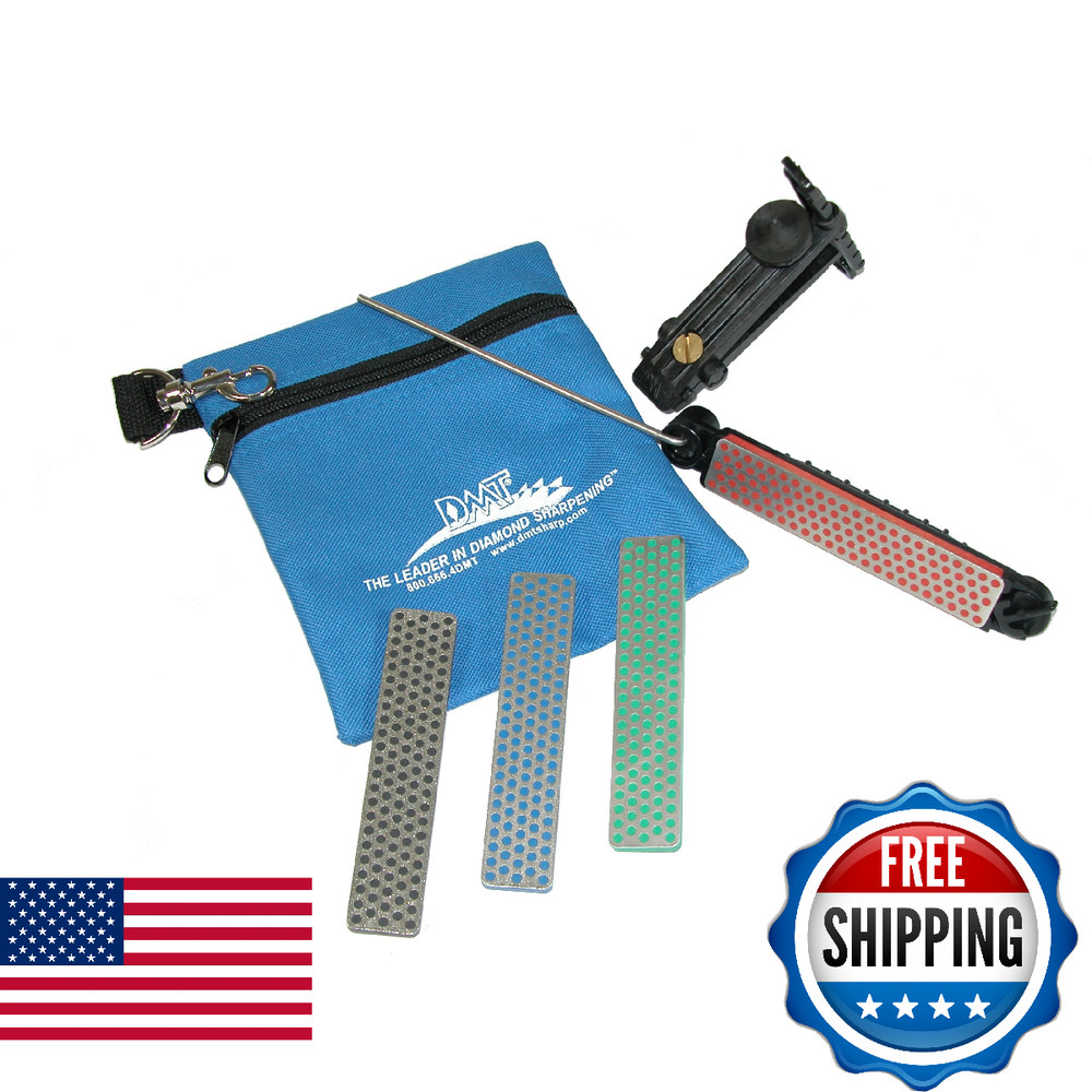 DMT 4 Whetstone Aligner Quick Edge Diamond Sharpening Kit AKEFCX