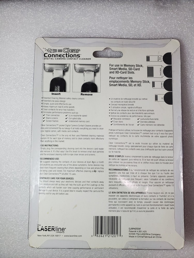 Clear Connections Digital Camera Contact Cleaner Kit