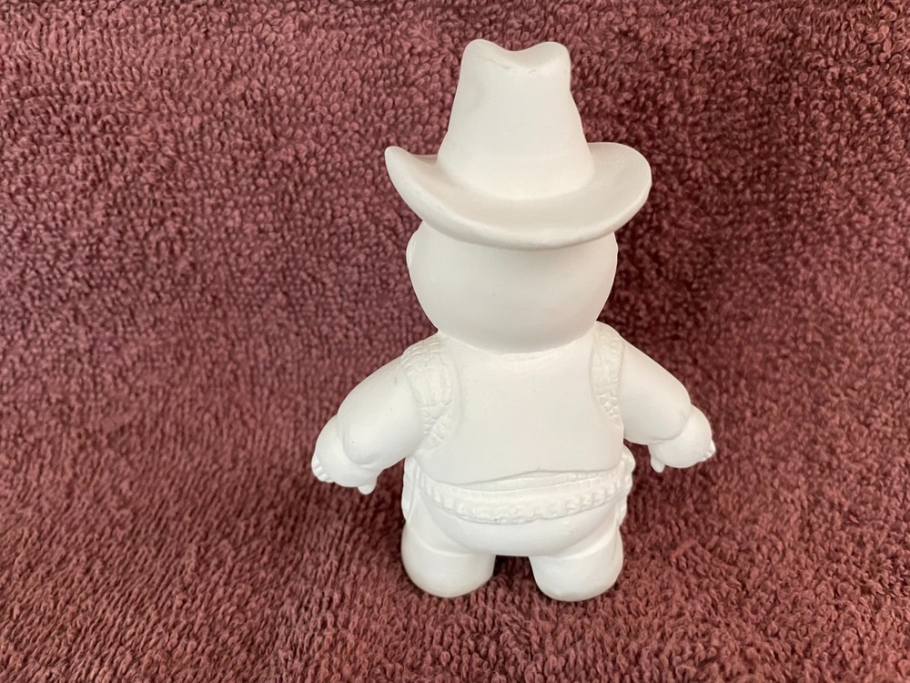 Cowboy Ceramic Bisque Ready-to-Paint