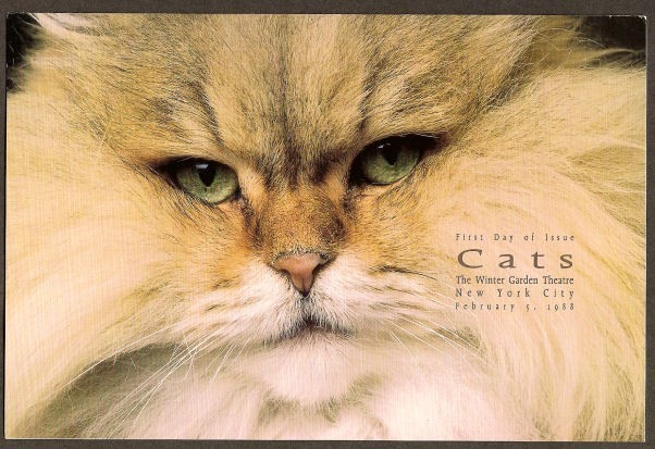 #2372-2375 First Day Ceremony Program 22c American Cats Stamps