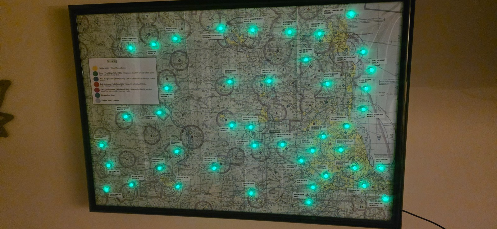 Live METAR Map - PPL Training - Flight School Learning Aid - General Aviation