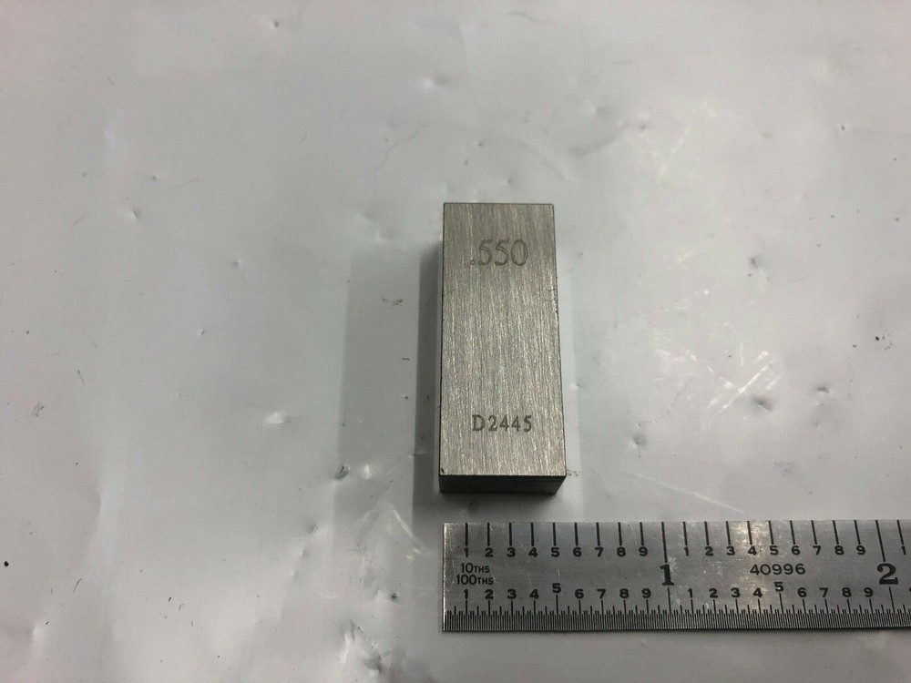 .550 Rectangle Steel Gage Block.