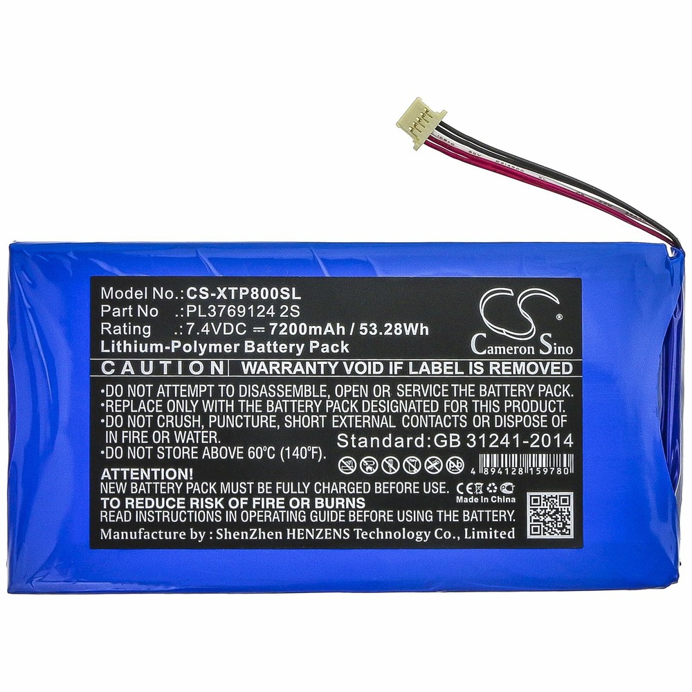 Battery for XTOOL EZ500,i80 Pad,PS80,