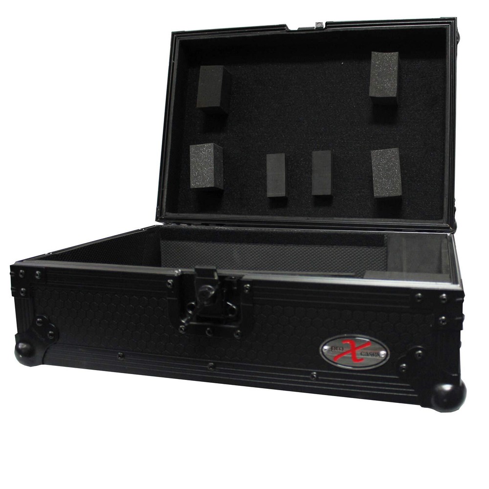 ProX XS-CD Large Format Tabletop CD/CDJ Player Flight Case Pair - Black