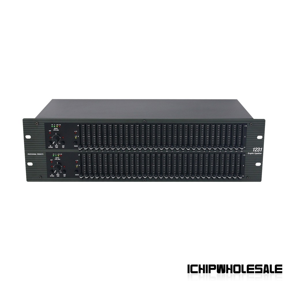DBX 1231 Audio Equalizer Dual 31 Band IC Chip Control Solid Core Pure Copper