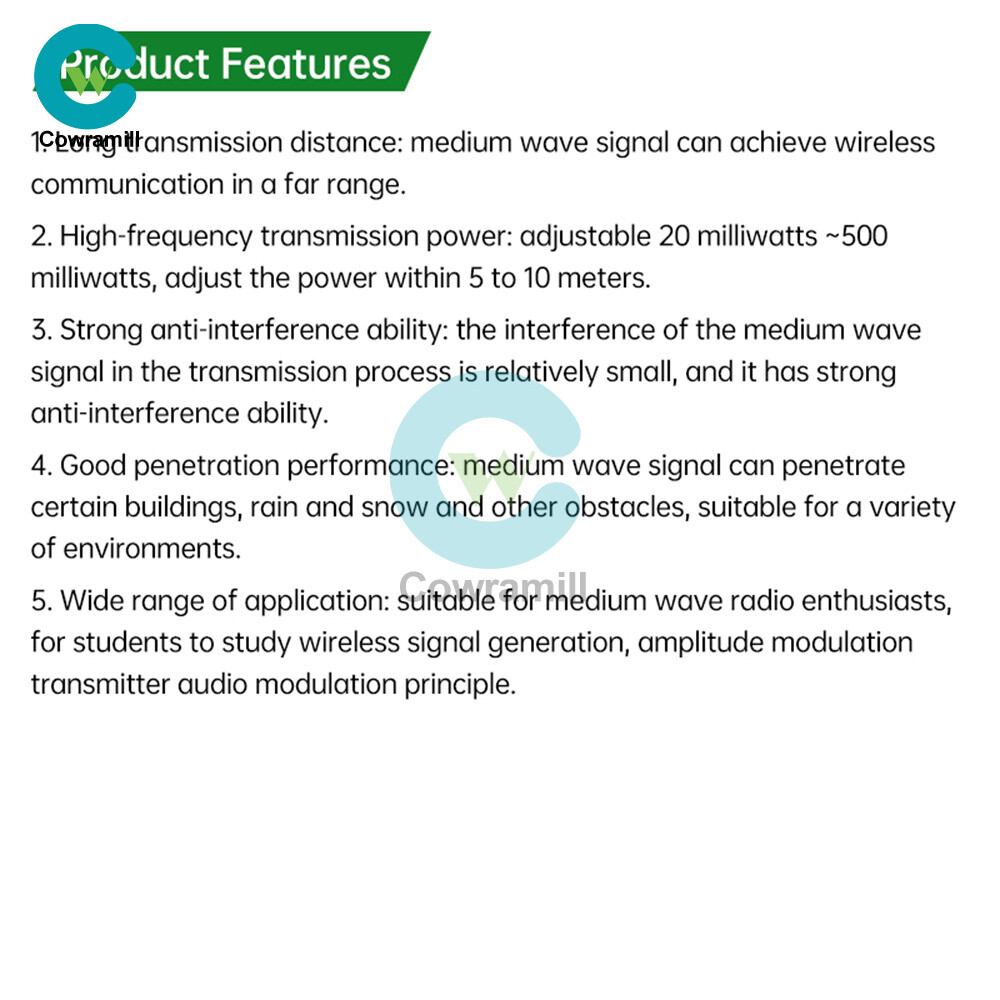 530-1600khz AM Radio Transmitter Experimental Micropower Medium Wave Transmitter