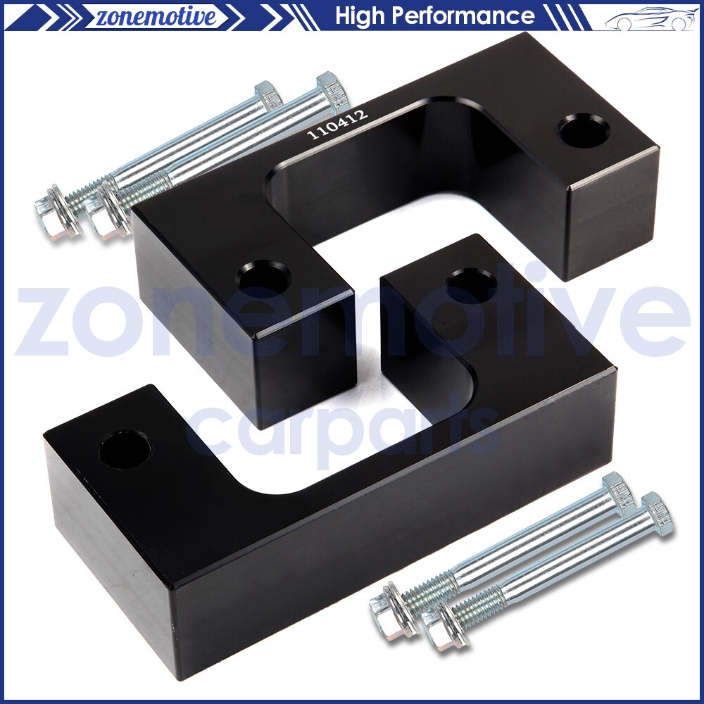 2" Front Leveling Kit & 2X Front Complete Struts Fits Chevy Silverado GMC Sierra