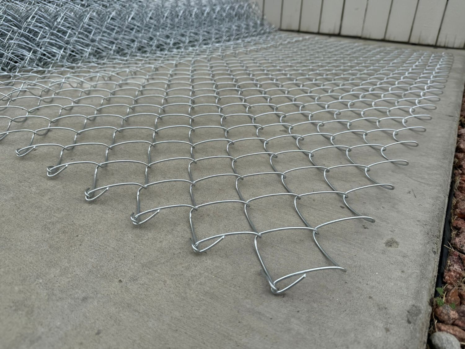 Sandbaggy 6 ft x 50 ft Galvanized Chain Link Fence Roll - 11.5 Ga Steel (1 Roll)