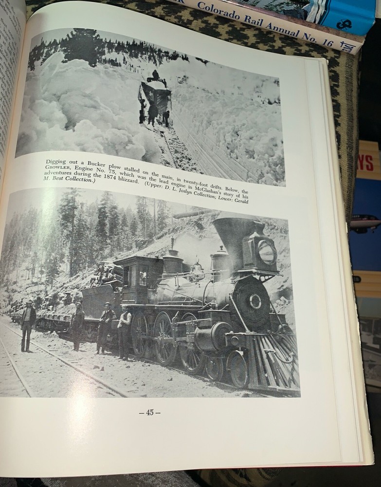 Snowplow Clearing Mountain Rails Gerald Best