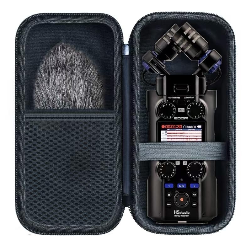 Case Compatible with Zoom H5studio Handy Recorder Microphone(Case Only) Small
