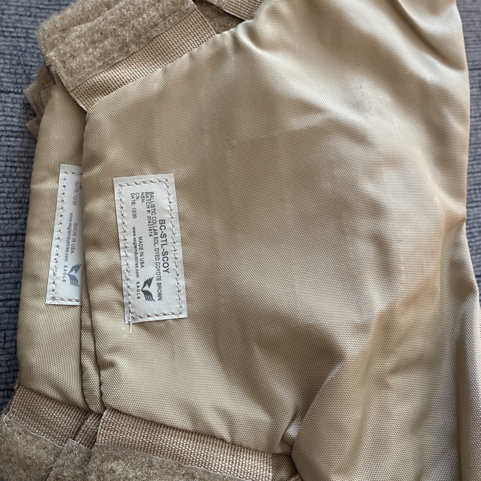 Eagle Industries Neck Protector Coyote Brown BC-STL-SCOY (NO ARMOR)